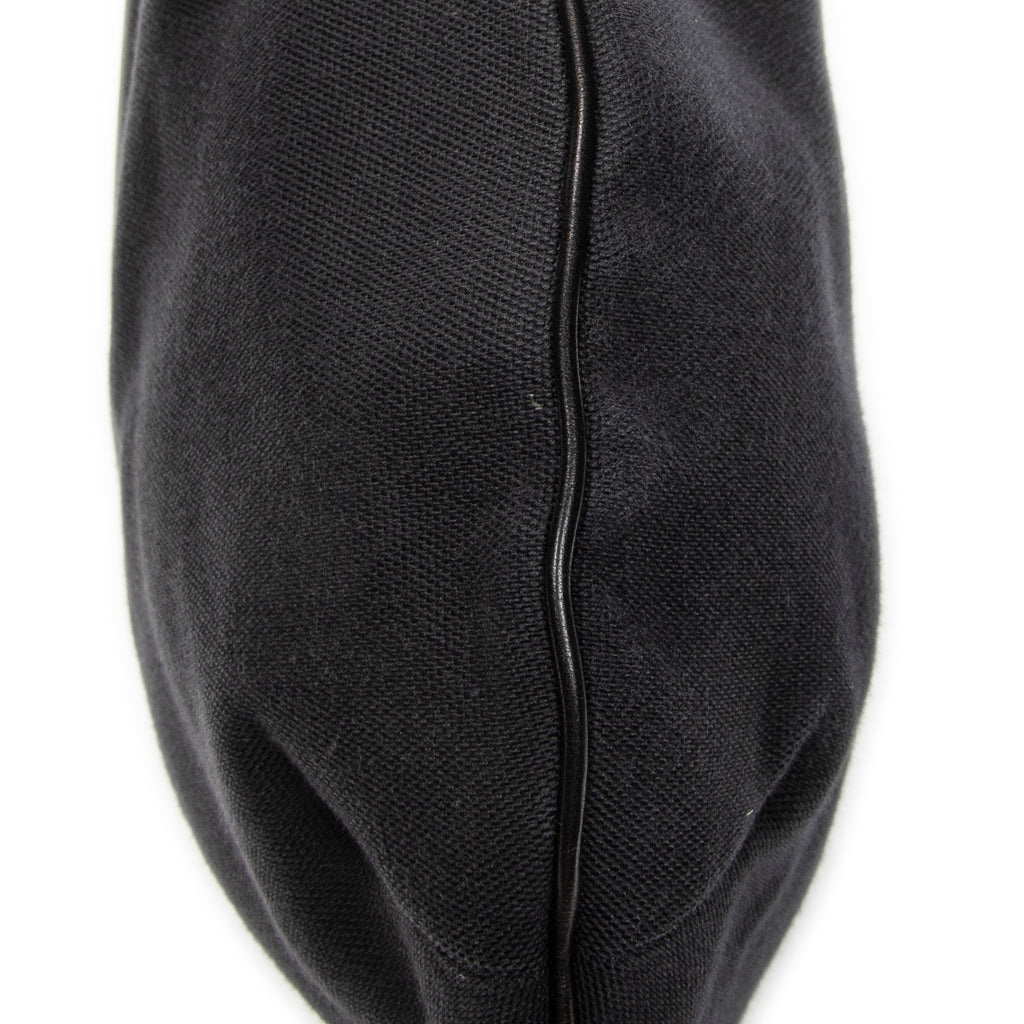 Shoulder Bag Hysteria Crest Hobo Black Canvas