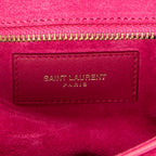 Shoulder Bag Ligne Y Flap Crossbody Fuchsia Pink Calfskin Leather