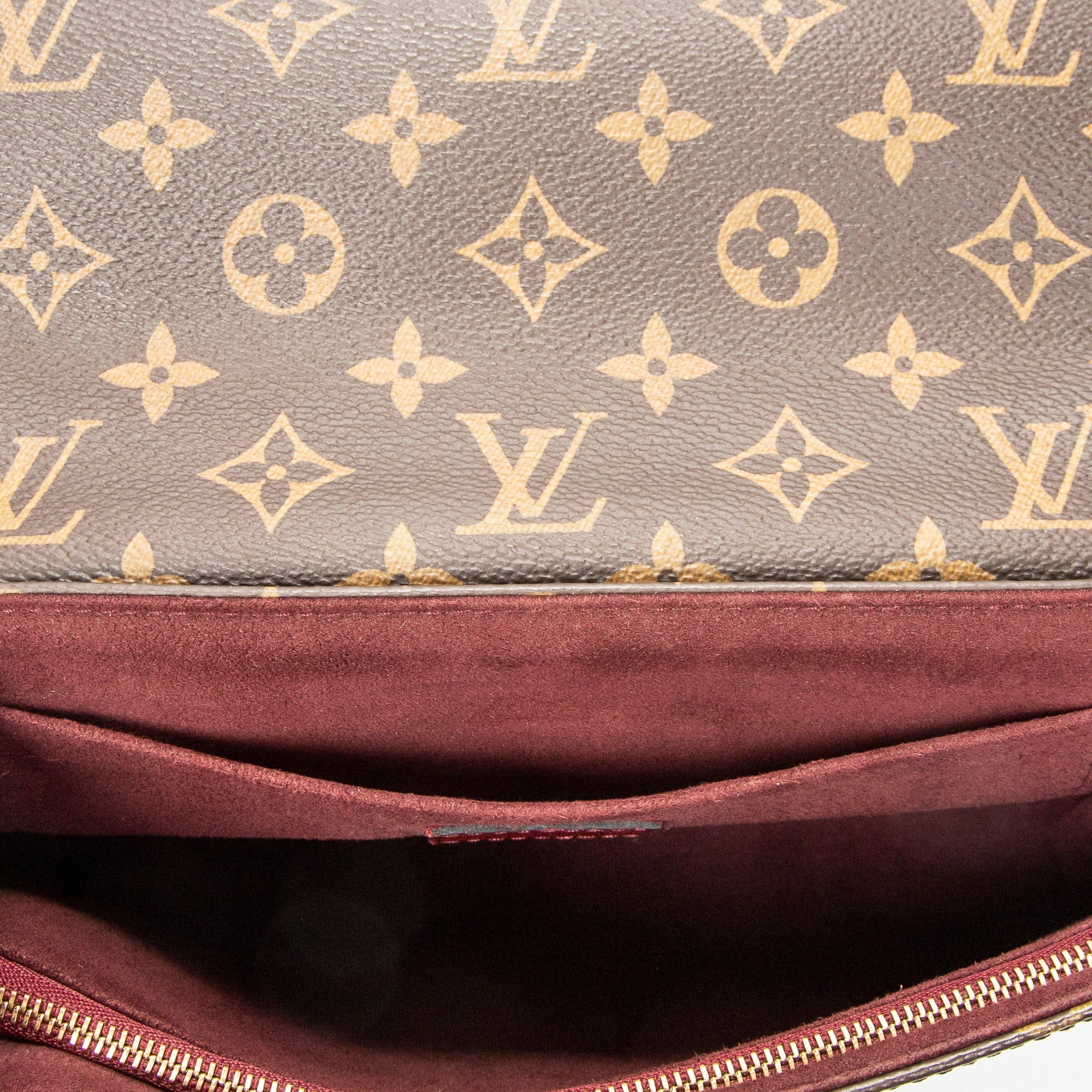 Shoulder Bag Saint Placide Bordeaux Monogram Canvas