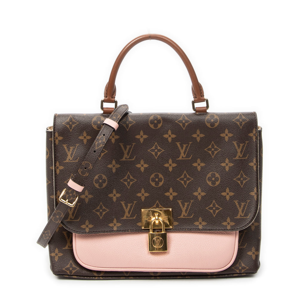 Shoulder Bag Marignan Pink Monogram Canvas