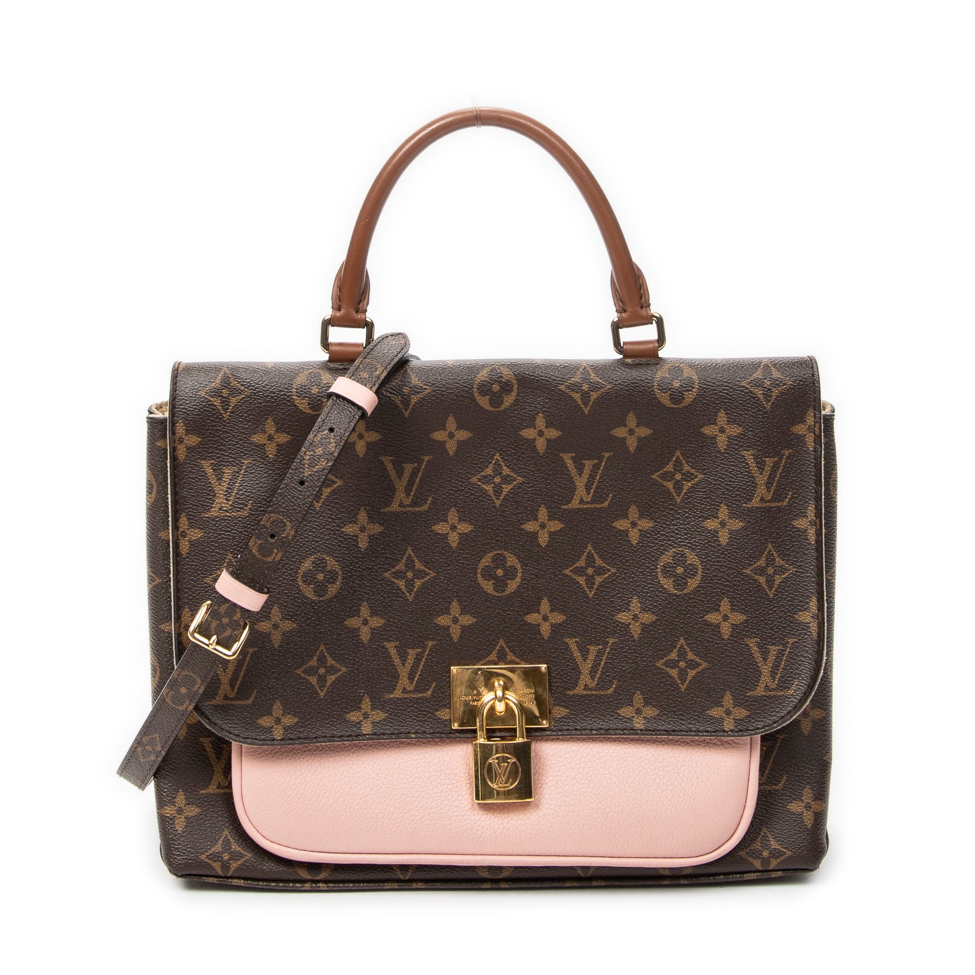 Shoulder Bag Marignan Pink Monogram Canvas