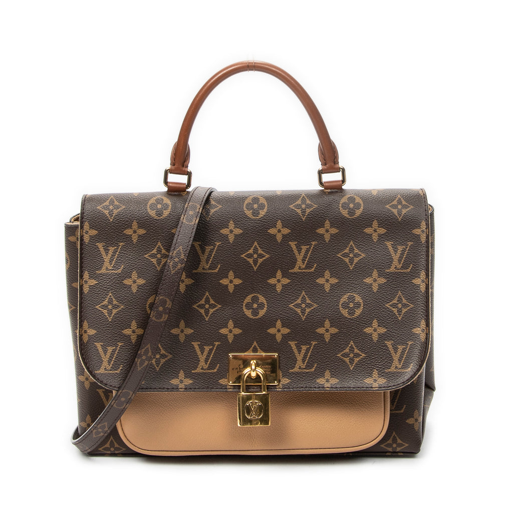 Shoulder Bag Marignan Beige Monogram Canvas