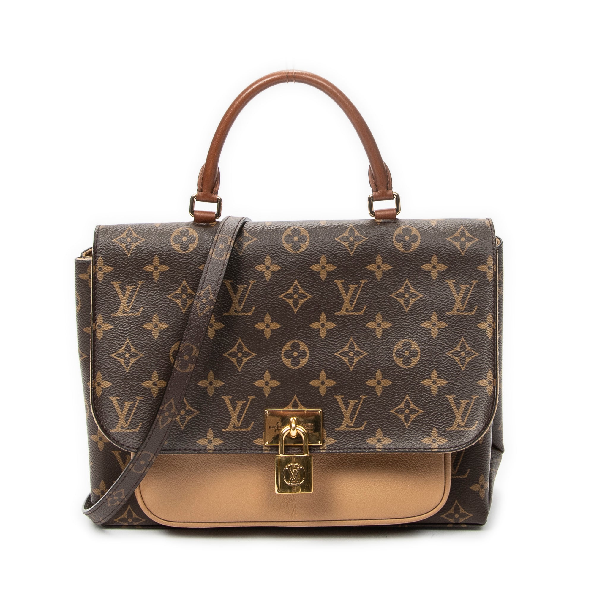Shoulder Bag Marignan Beige Monogram Canvas