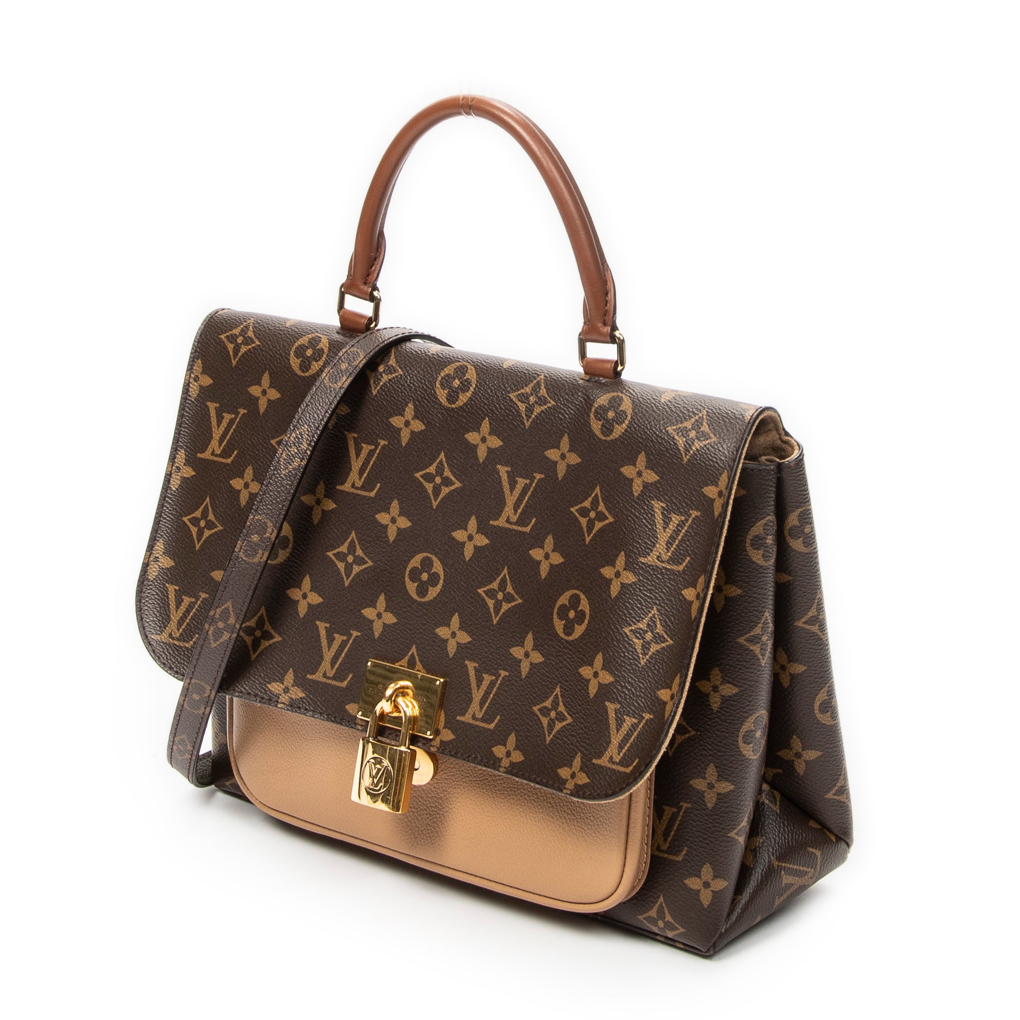 Shoulder Bag Marignan Beige Monogram Canvas