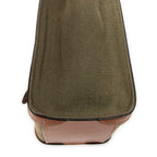 Shoulder Bag Micro Luggage Brown Canvas