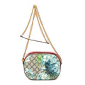 Shoulder Bag Chain Camera Crossbody Red Blooms Supreme Coated Canvas