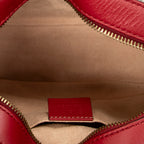 Shoulder Bag Chain Camera Crossbody Red Blooms Supreme Coated Canvas