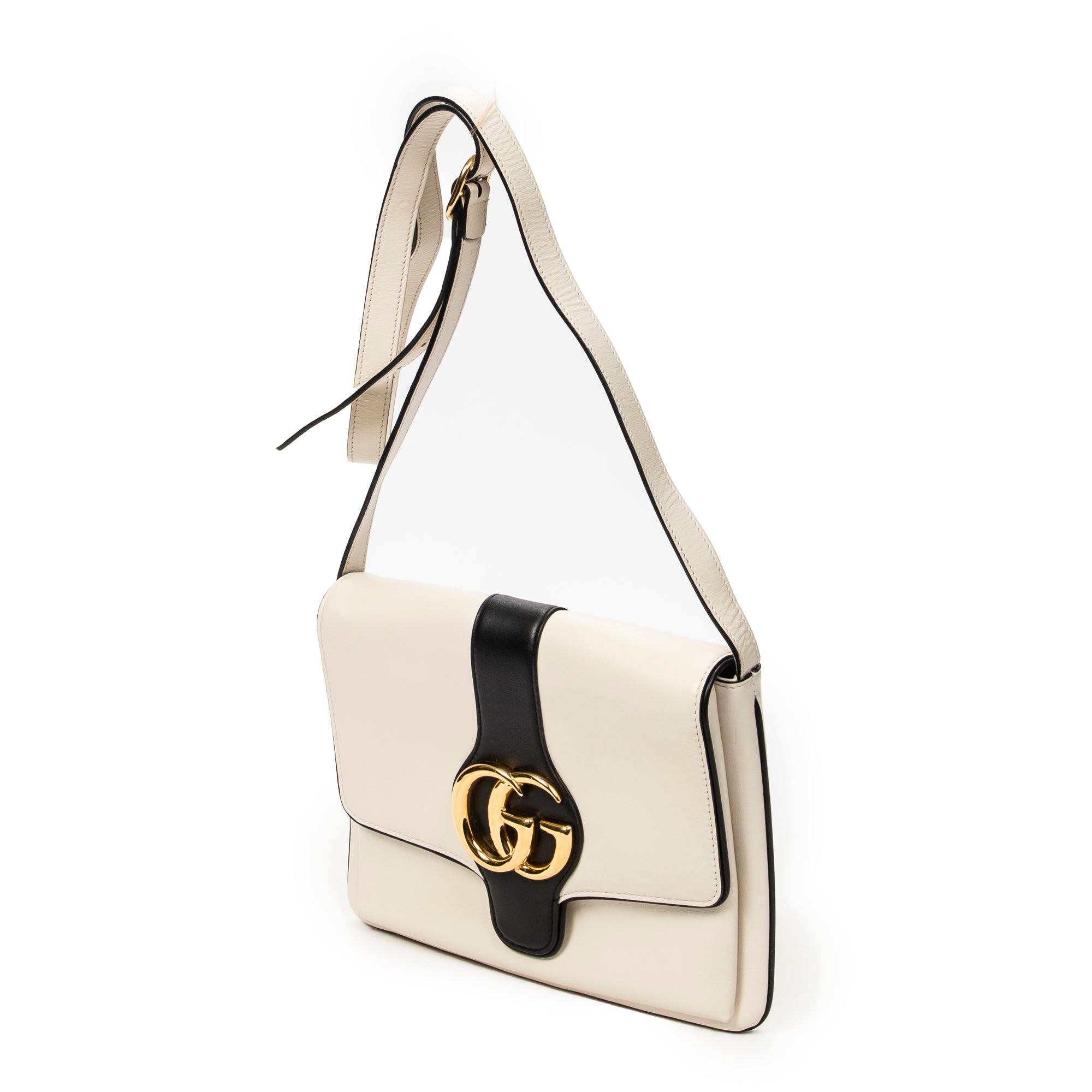 Shoulder Bag Medium Arli Crossbody Ivory Calfskin Leather
