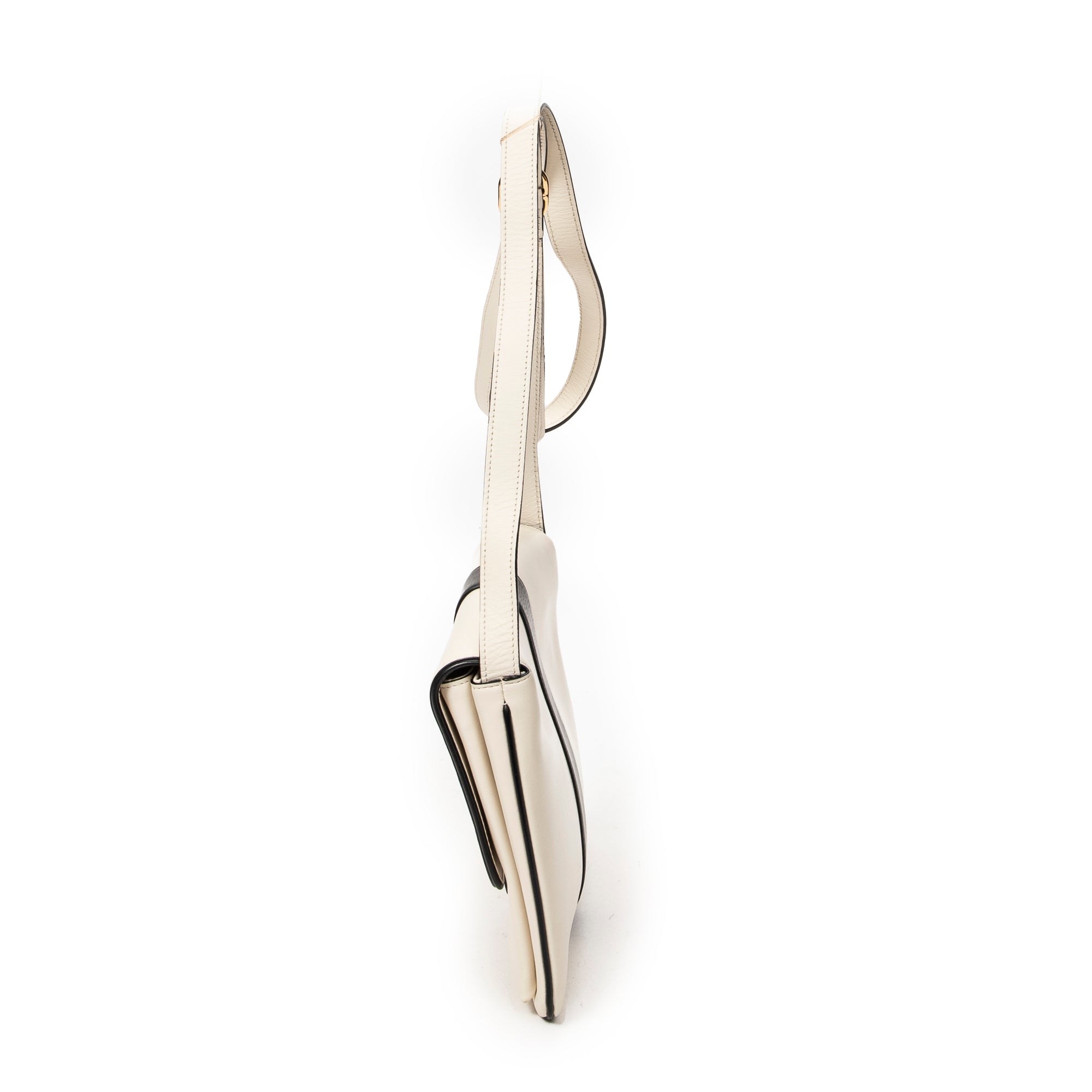 Shoulder Bag Medium Arli Crossbody Ivory Calfskin Leather
