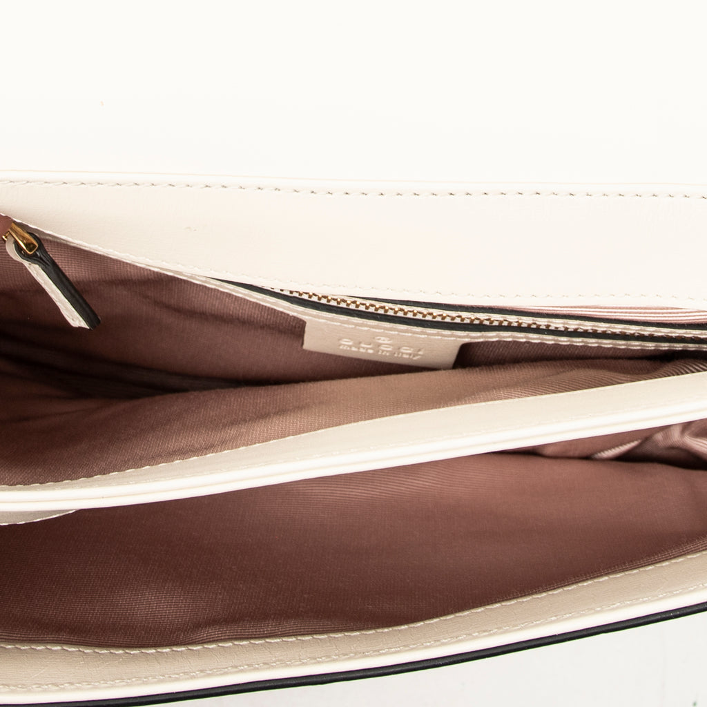 Shoulder Bag Medium Arli Crossbody Ivory Calfskin Leather