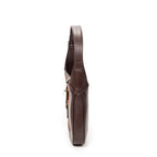 Shoulder Bag Medium Web Jackie 1961 Brown Suede Leather