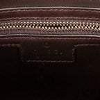 Shoulder Bag Medium Web Jackie 1961 Brown Suede Leather