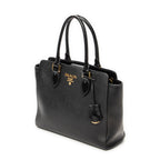 Shoulder Bag Small Convertible Tote Black Saffiano Leather