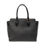 Shoulder Bag Small Convertible Tote Black Saffiano Leather
