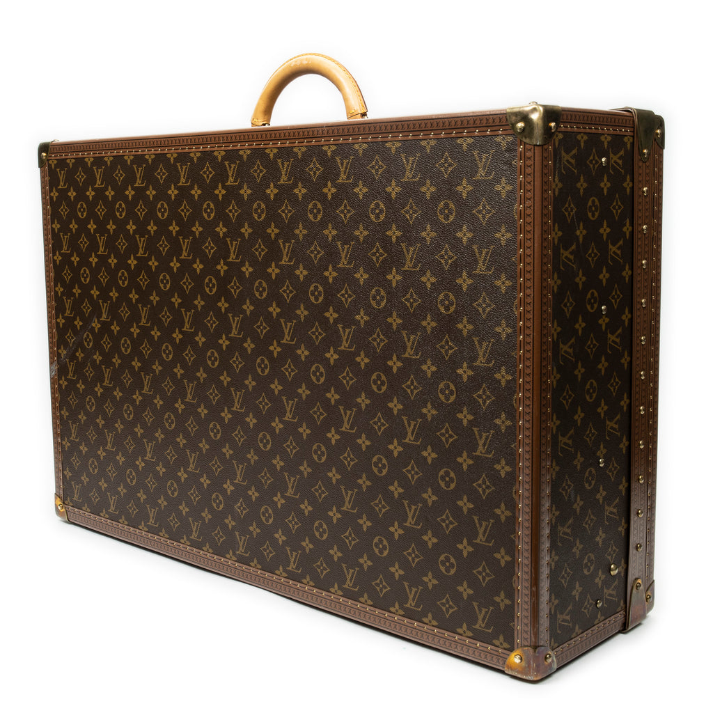Travel Bag Alzer 75 Brown Monogram Canvas