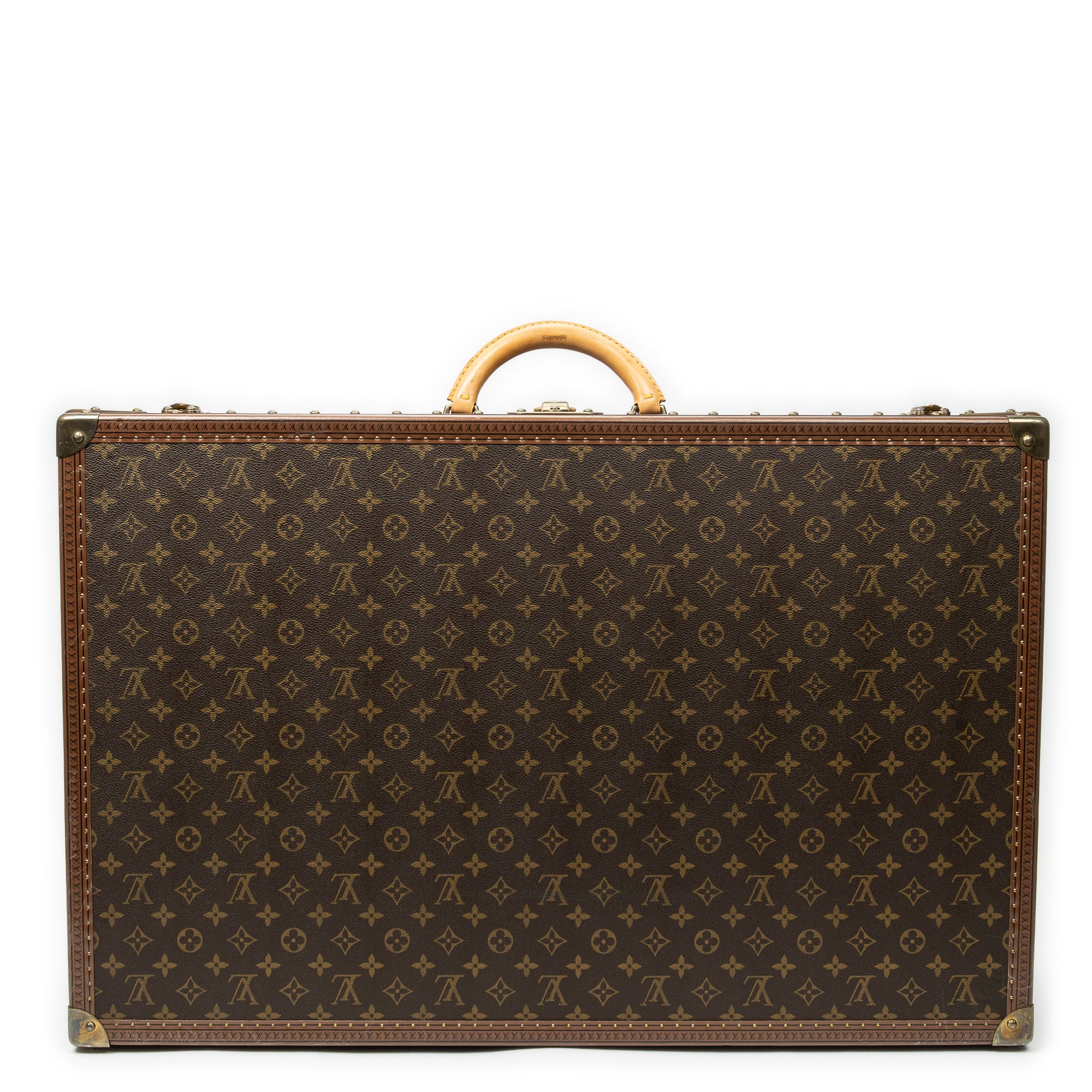 Travel Bag Alzer 75 Brown Monogram Canvas