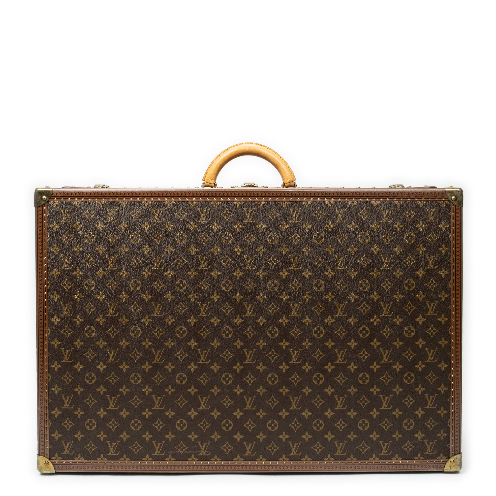 Travel Bag Alzer 75 Brown Monogram Canvas