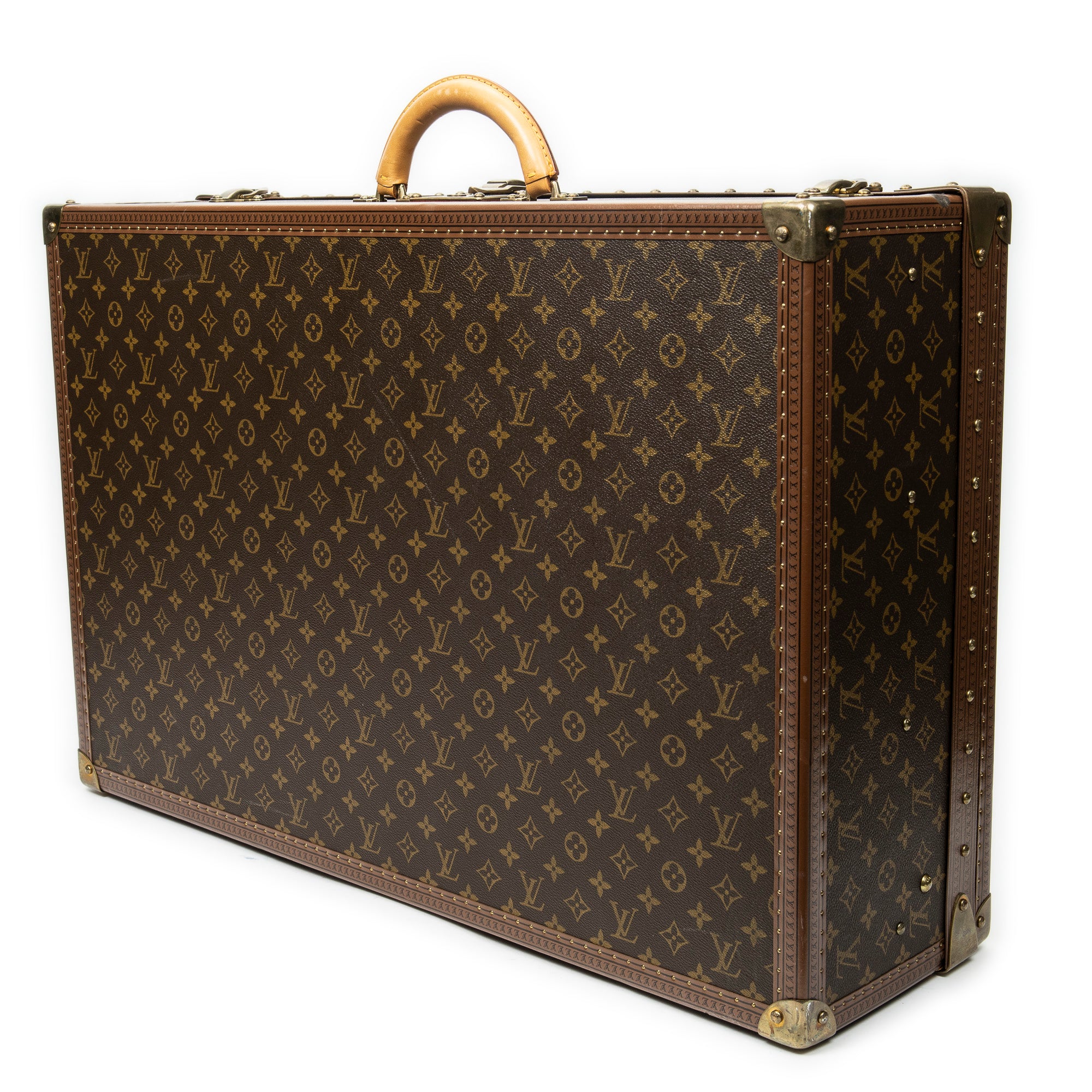Travel Bag Alzer 75 Brown Monogram Canvas