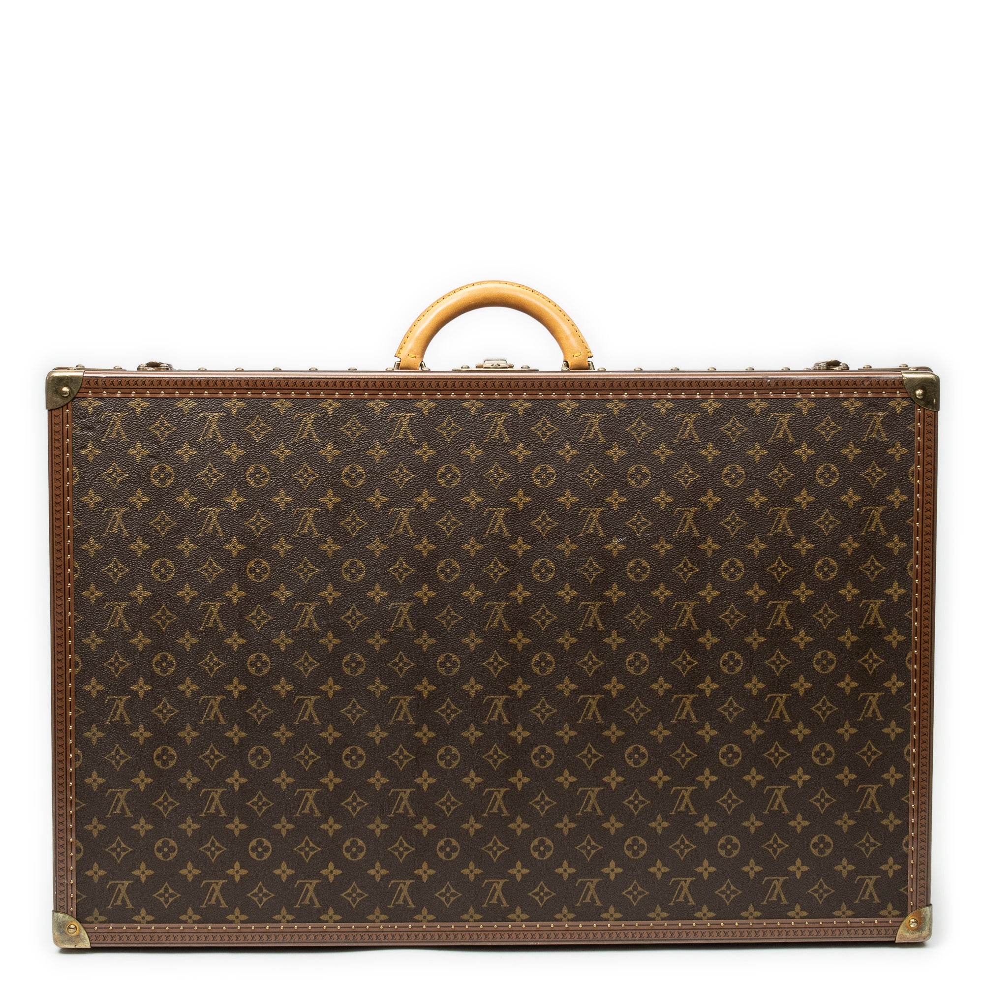 Travel Bag Alzer 75 Brown Monogram Canvas