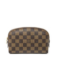 Pouch Cosmetic Pouch Brown Damier Ebene