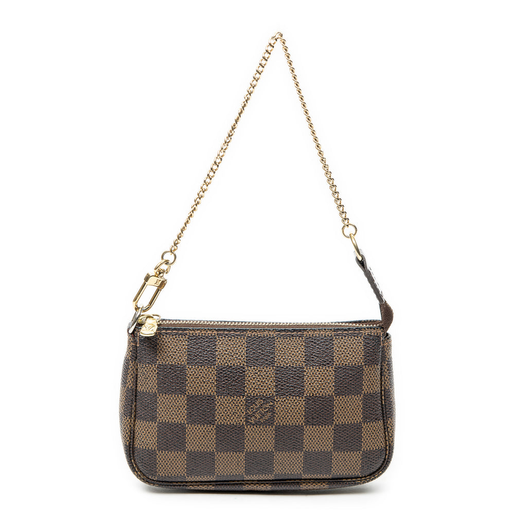 Pouch Mini Pochette Accessoires Brown Damier Ebene