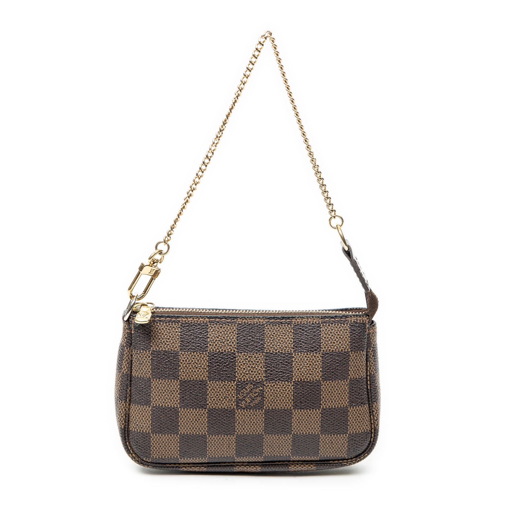 Pouch Mini Pochette Accessoires Brown Damier Ebene