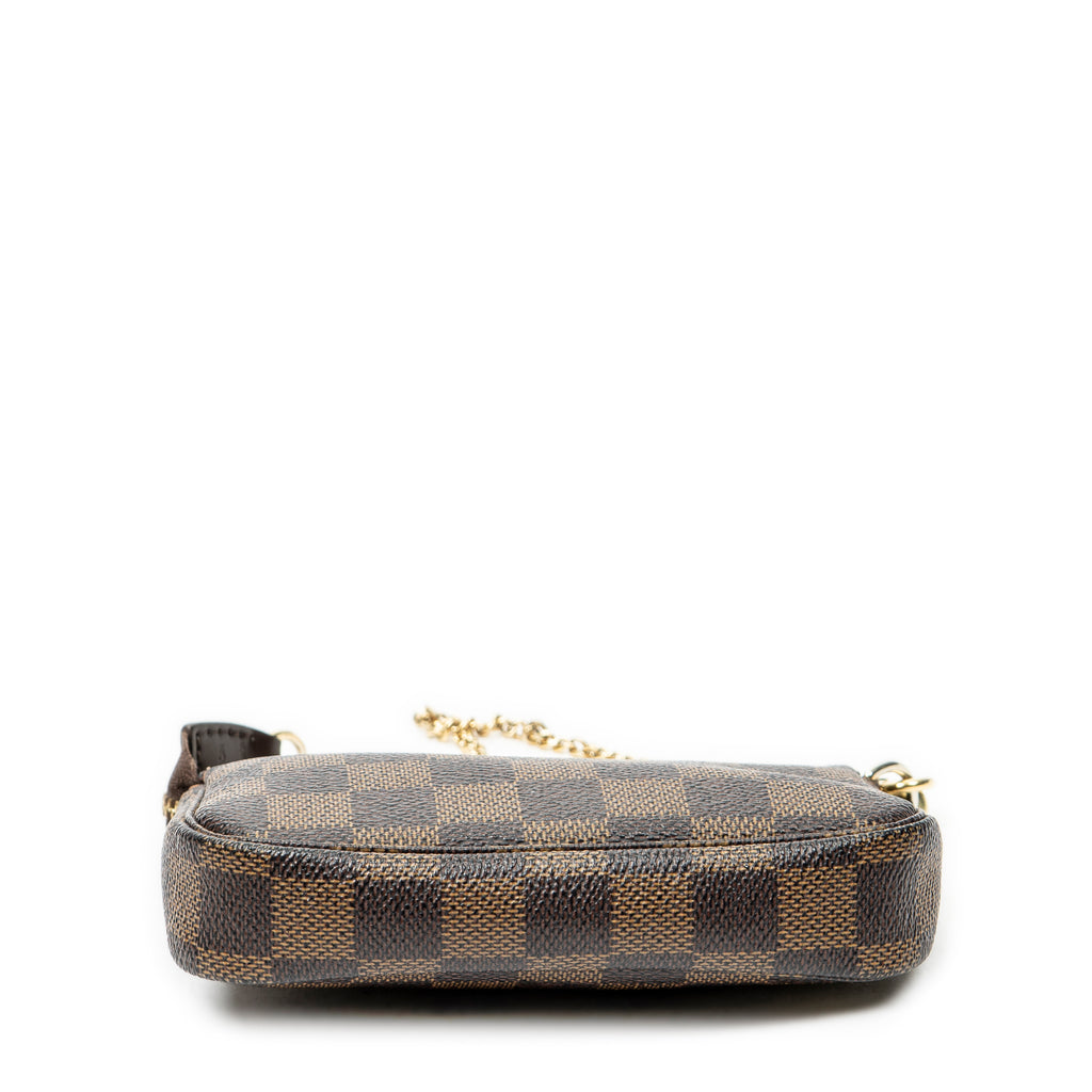 Pouch Mini Pochette Accessoires Brown Damier Ebene
