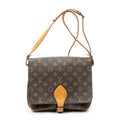 Shoulder Bag Cartouchiere GM Brown Monogram Canvas