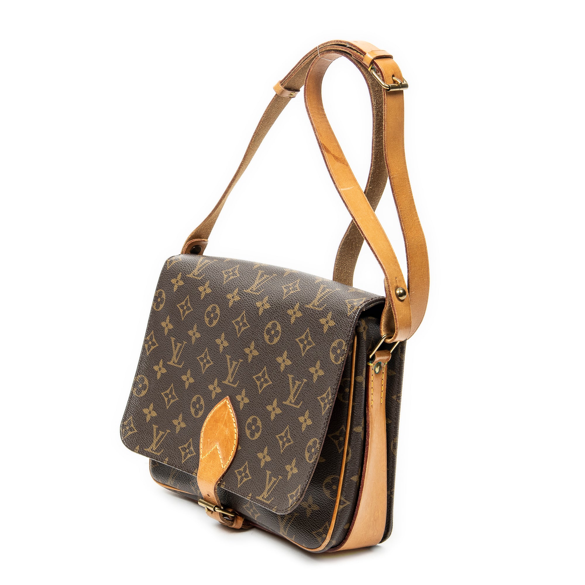 Shoulder Bag Cartouchiere GM Brown Monogram Canvas