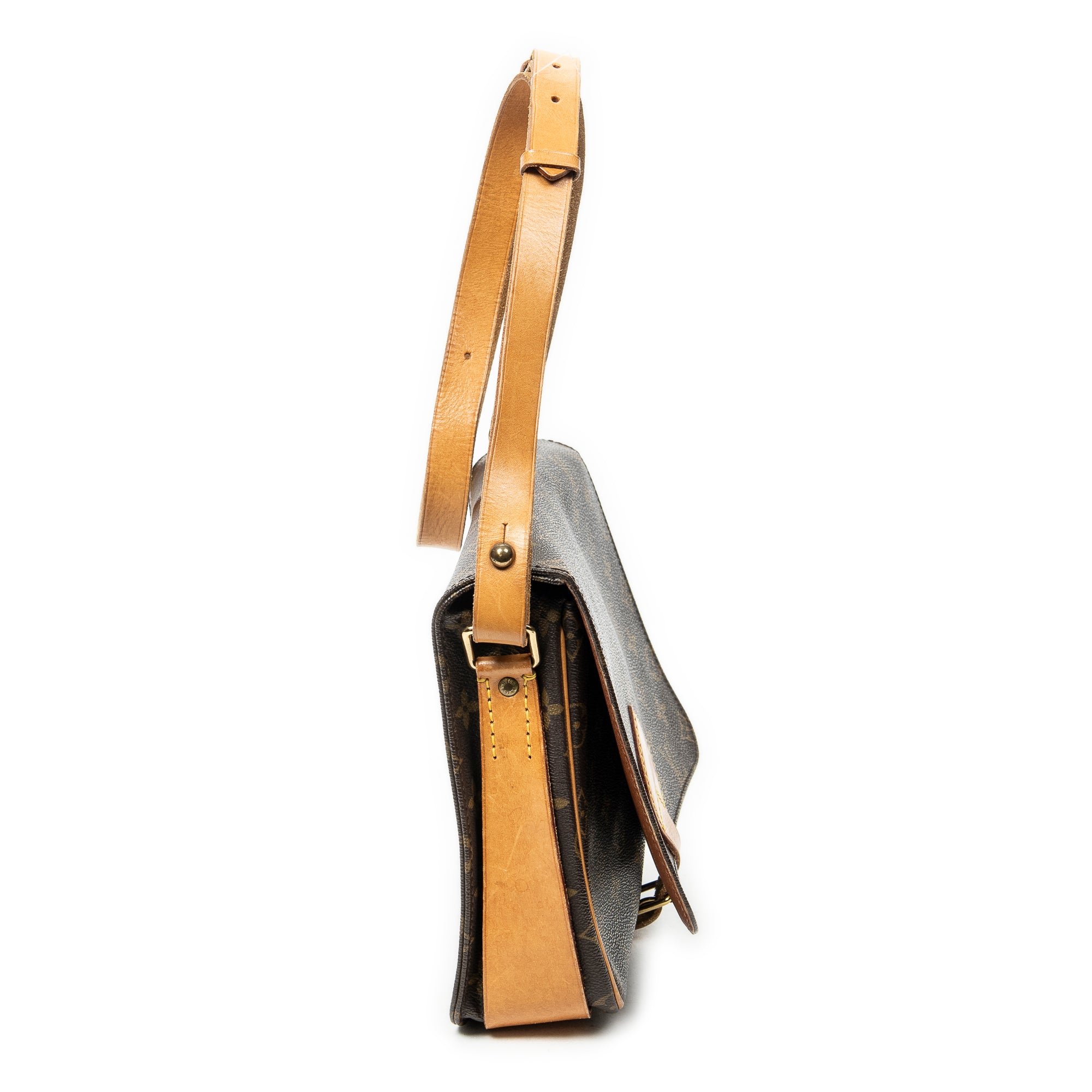 Shoulder Bag Cartouchiere GM Brown Monogram Canvas
