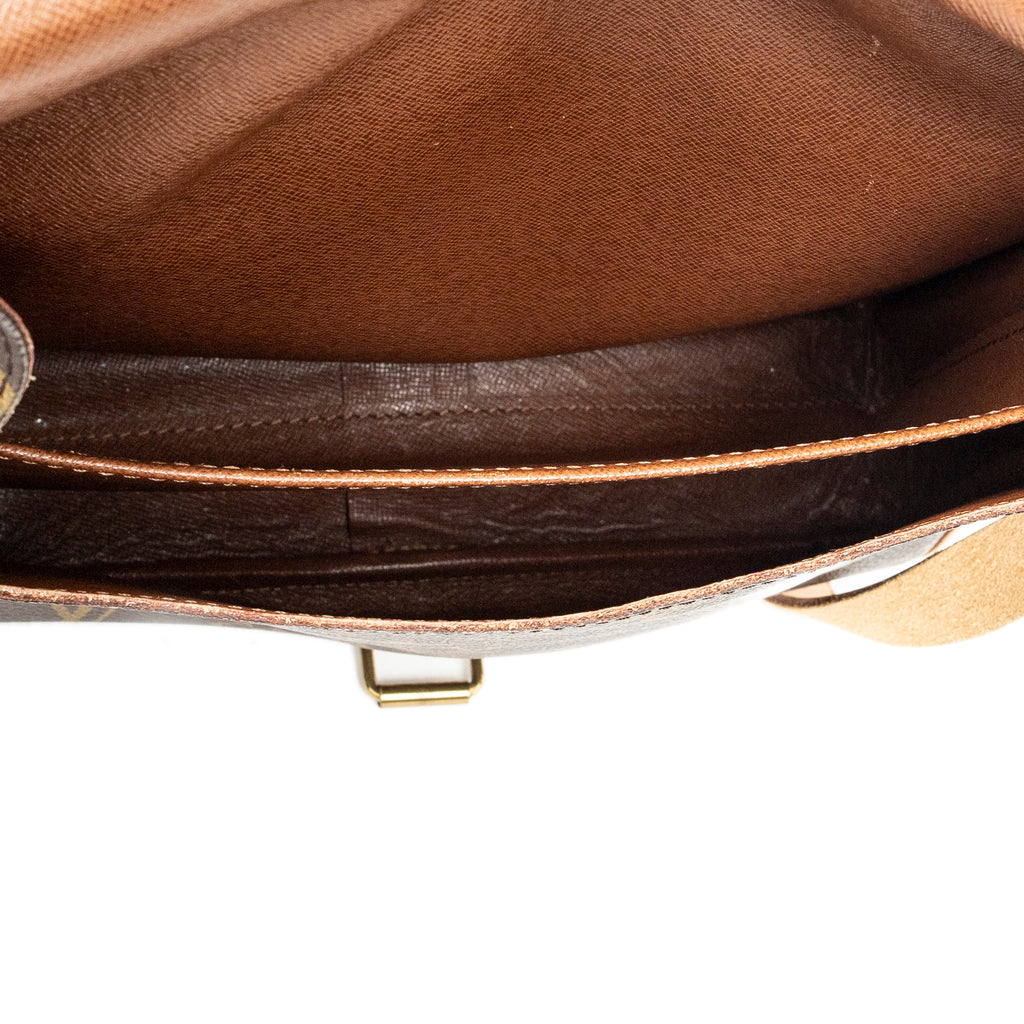 Shoulder Bag Cartouchiere GM Brown Monogram Canvas