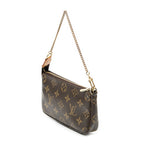 Pouch Mini Pochette Accessoires Brown Monogram Canvas