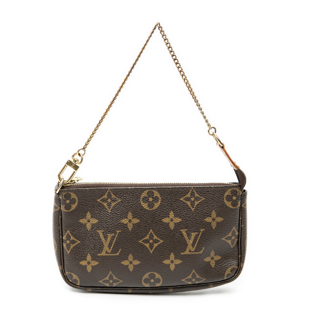 Pouch Mini Pochette Accessoires Brown Monogram Canvas