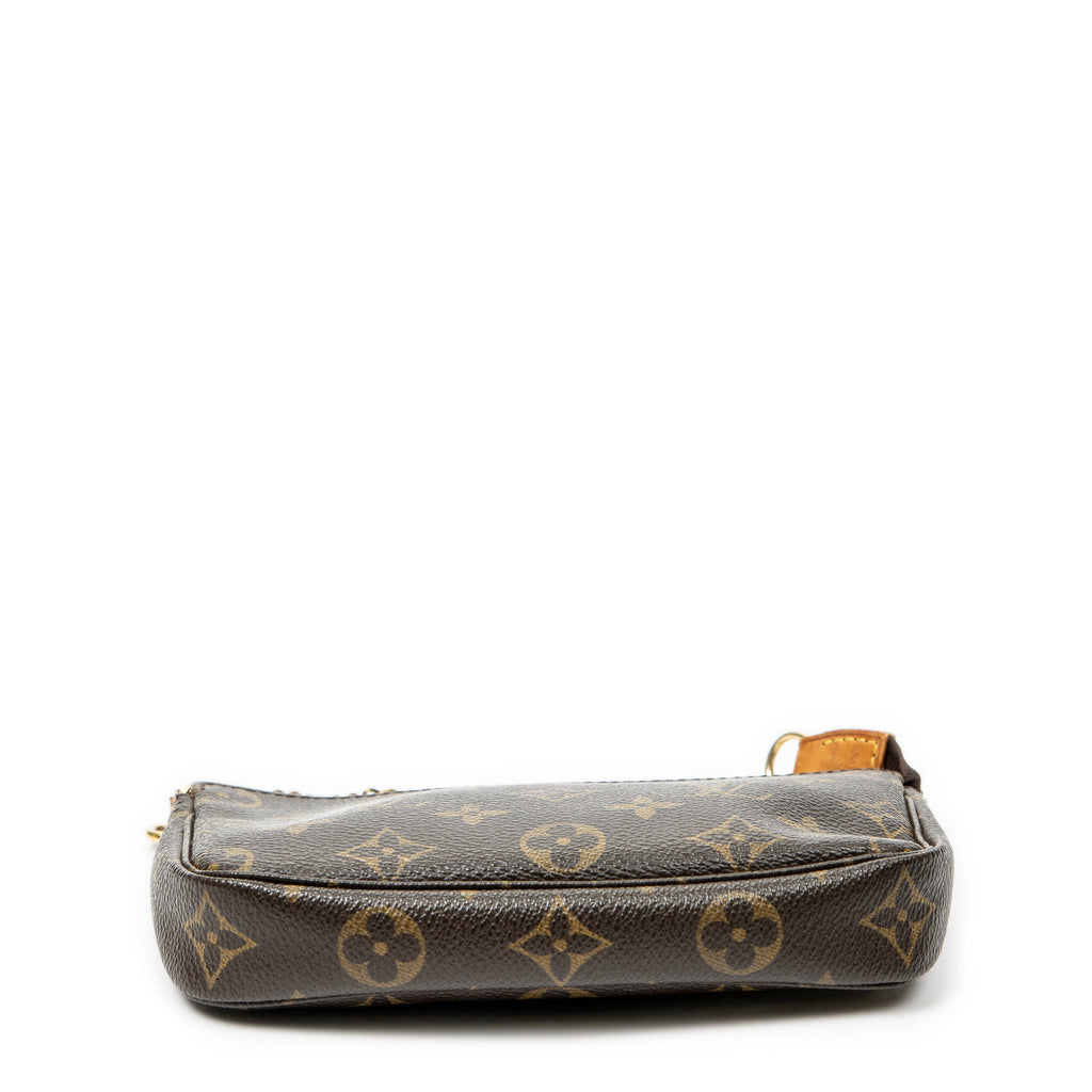 Pouch Mini Pochette Accessoires Brown Monogram Canvas