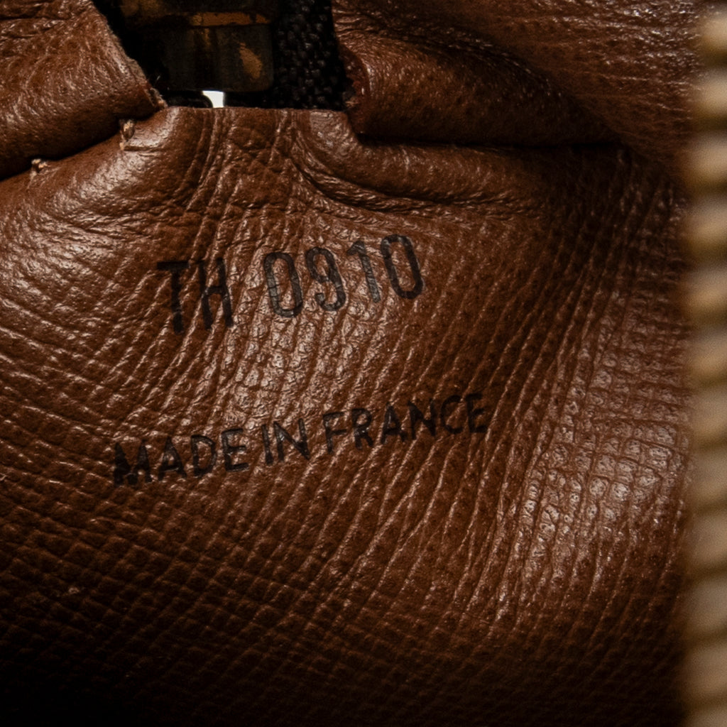 Handbag Papillon 30 Brown Monogram Canvas