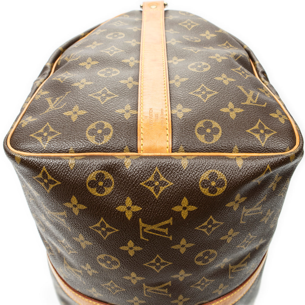 Travel Bag Keepall Bandouliere 50 Brown Monogram Canvas