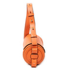 Shoulder Bag Mini Darryl Orange Grained Calfskin Leather