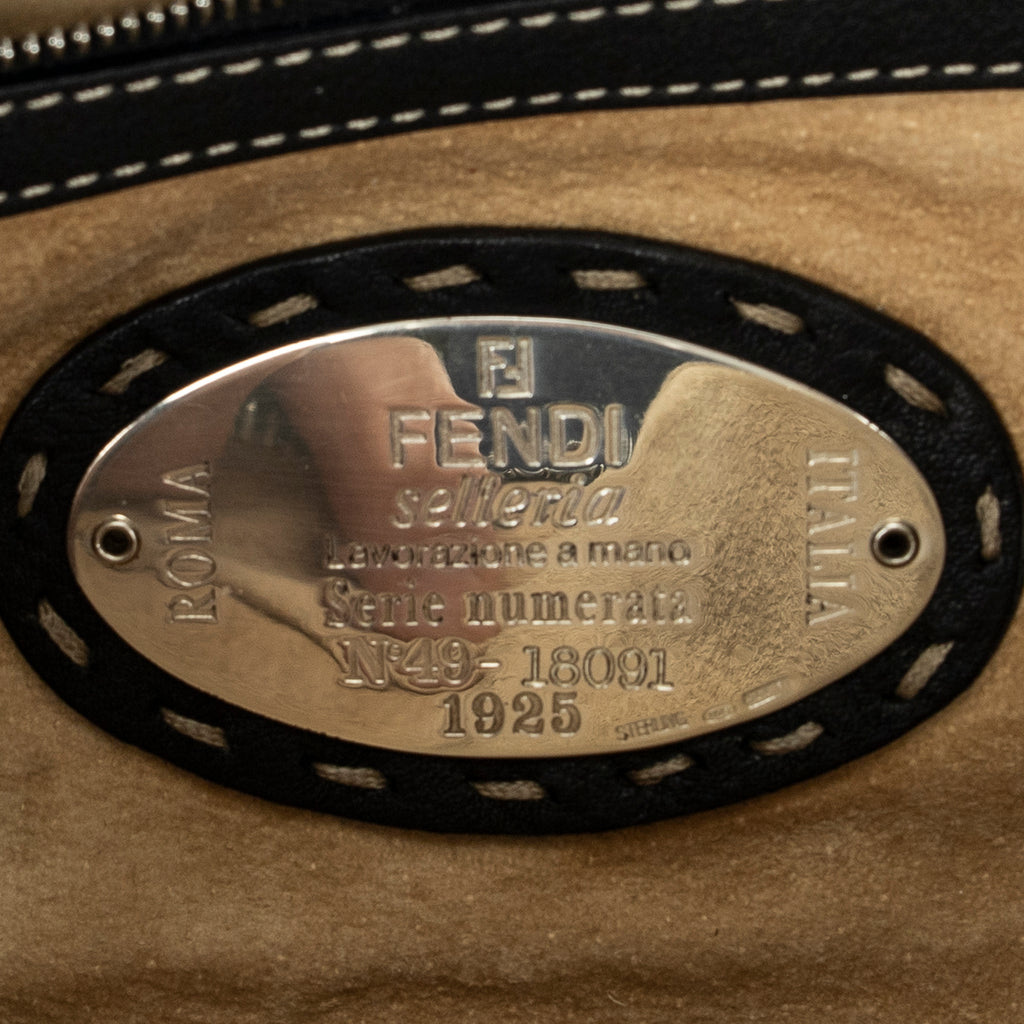 Shoulder Bag Mini Bowling Black Selleria Leather