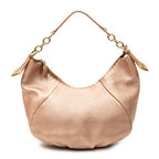 Shoulder Bag Selleria Chain Hobo Pink Selleria Leather