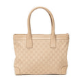 Shoulder Bag GG Zip Tote Beige Monogrammed Canvas