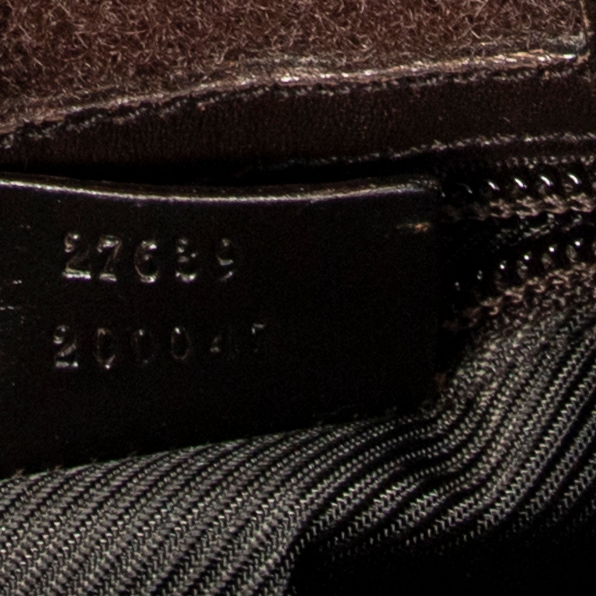 Bandolera plana pequeña Monogram Dark Brown