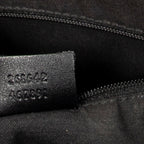 Shoulder Bag Abbey D-Ring Crossbody Black Horsebit Embossed Leather