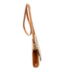Shoulder Bag Bamboo Clutch Brown Monogrammed Canvas