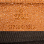 Shoulder Bag Bamboo Clutch Brown Monogrammed Canvas