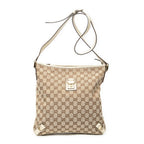 Shoulder Bag Abbey Crossbody Ivory Monogrammed Canvas