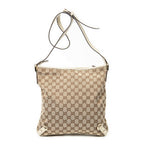 Shoulder Bag Abbey Crossbody Ivory Monogrammed Canvas