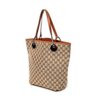 Shoulder Bag Eclipse Tall Tote Orange Monogrammed Canvas