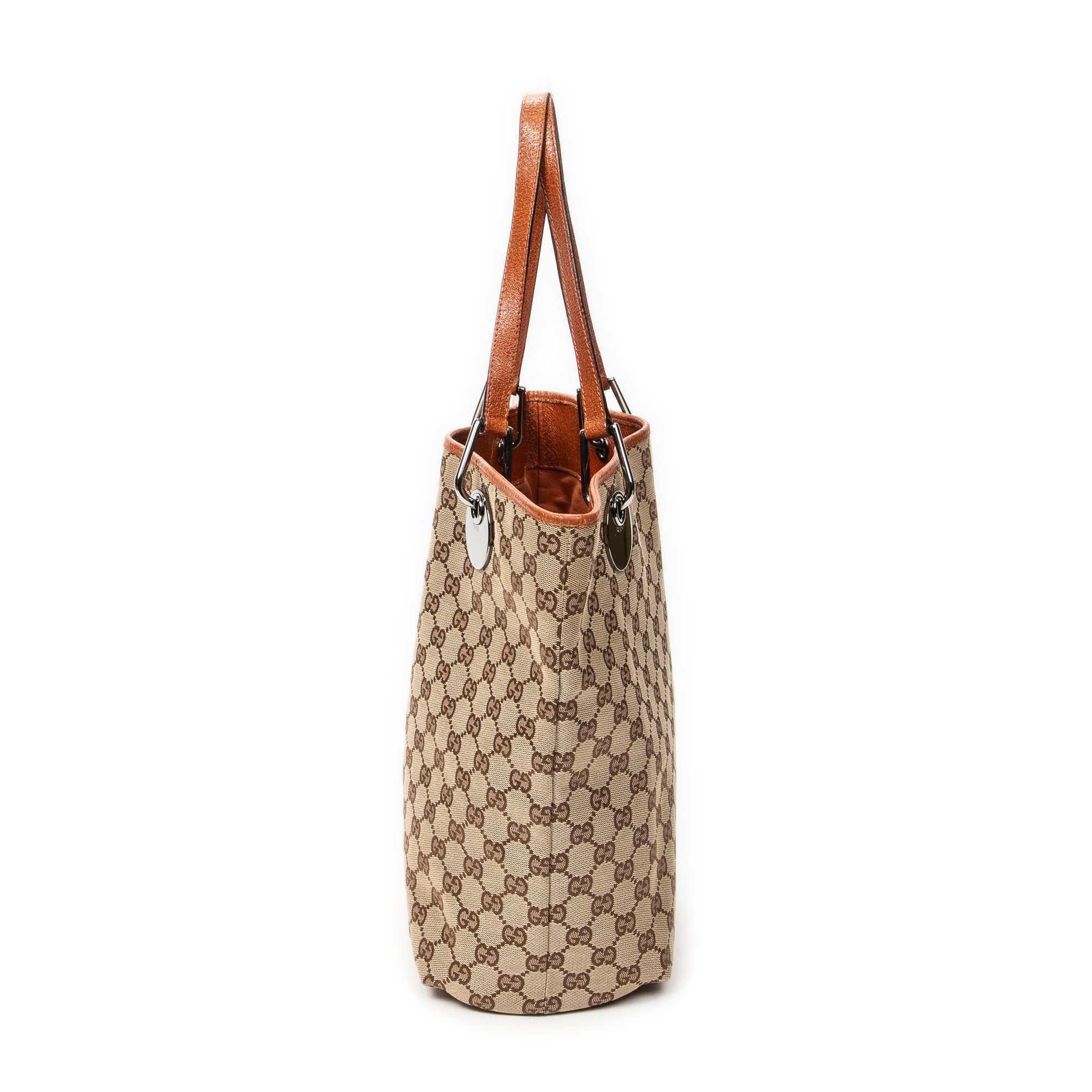 Shoulder Bag Eclipse Tall Tote Orange Monogrammed Canvas