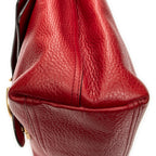 Shoulder Bag Large Marmont Flap Red Grained Calfskin Leather