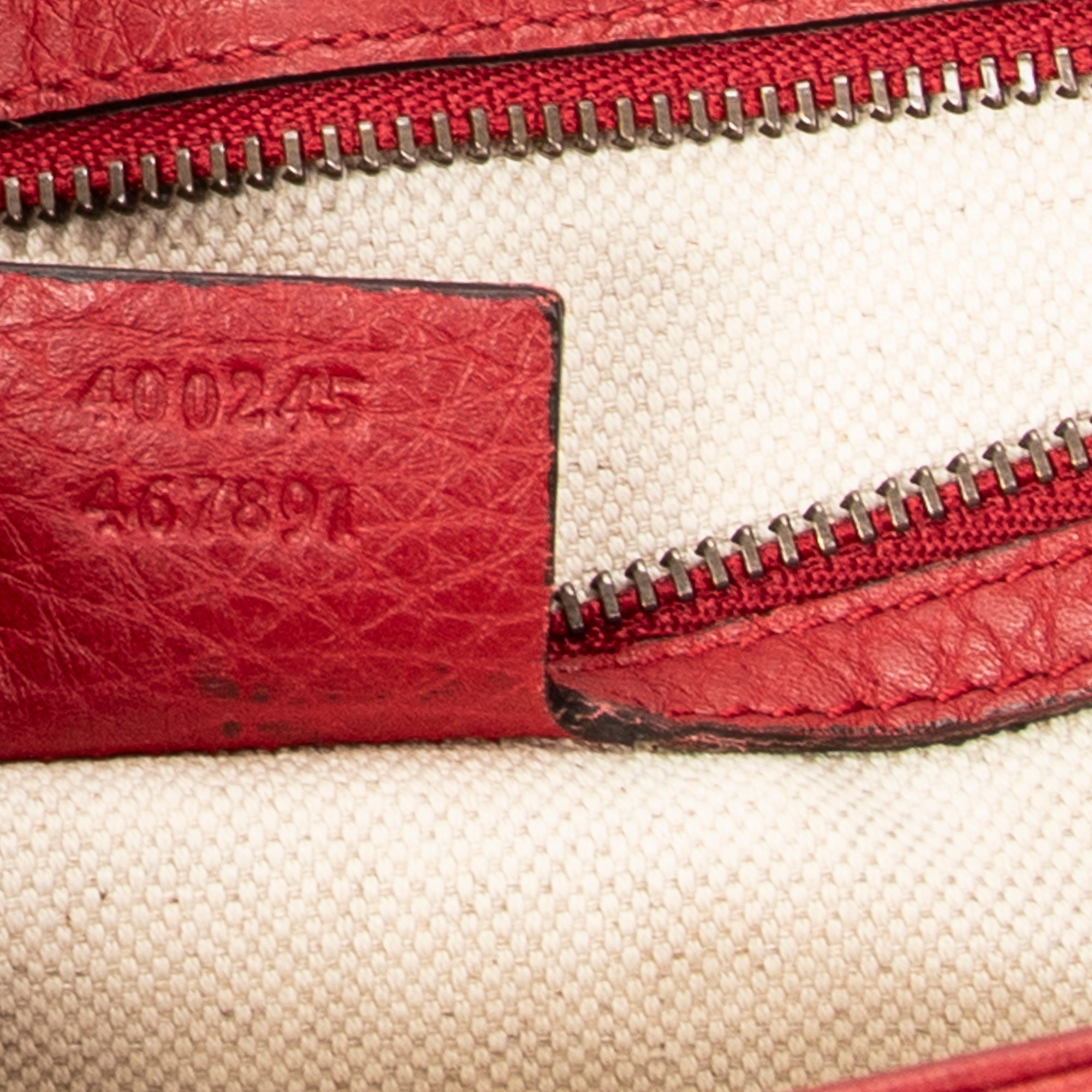 Shoulder Bag Large Marmont Flap Red Grained Calfskin Leather